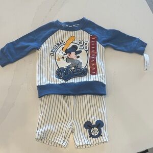 NWT Mickey Mouse Toddler Outfit